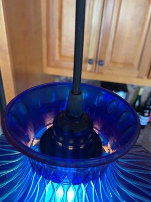 Vintage 60's PABST Blue Ribbon Beer PBR Hanging Ceiling Light Bar