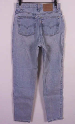 vintage 80s 90s Levis 512 High Rise Slim Tapered Denim Jeans USA Made Mom 11 MED
