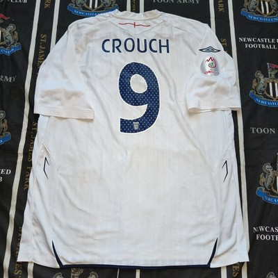 England Home Football Shirt Jersey 2007 2008 2009 Umbro Peter Crouch Size XL