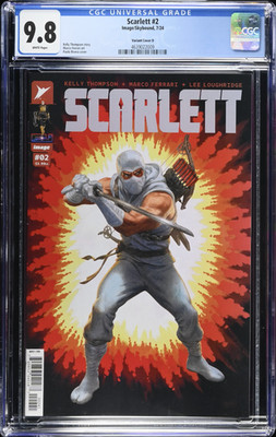 Scarlett #2 Rivera 1:25 Retailer Incentive Variant CGC 9.8