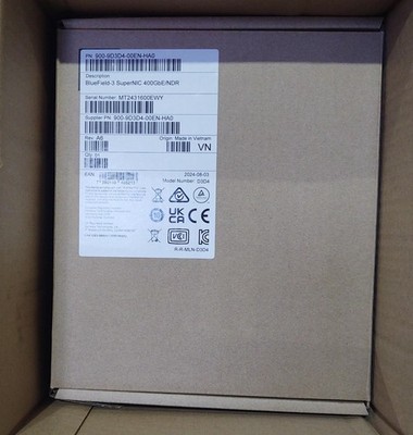 SN37B87385 Nvidia Bluefield-3 VPI QSFP112 1P SUPERNIC 400GBE PCIe Gen5 x16 B3140
