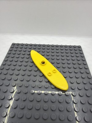 Lego Surfboard gelb lang long Surfbrett Surfer Meer Strand Wellen Beach Surf Neu