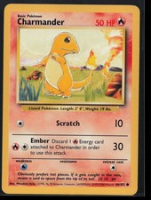 Charmander Base Set 4th Print 1999-2000 46/102 LP 53