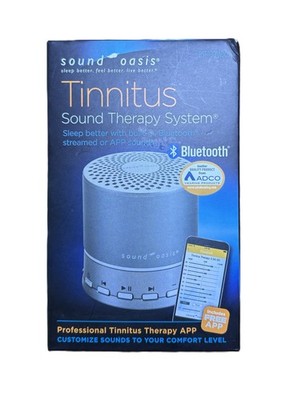 Sound Oasis Tinnitus Therapy BST-100-ADCO Bluetooth 20 Sounds !!! SEALED NEW !!!