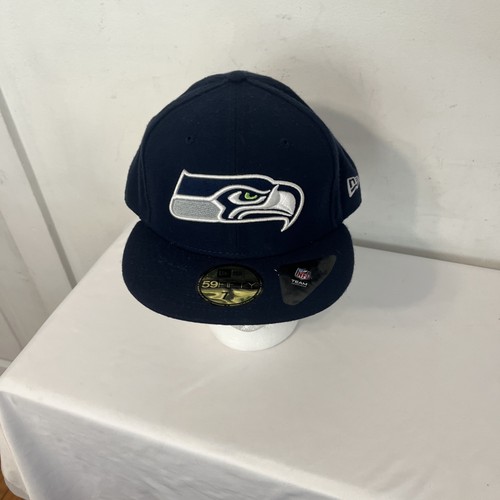 Seattle Seahawks NFL Football Cap Hat New Era 59fifty Adult Mens Size 7 5/8 - Picture 1 of 6