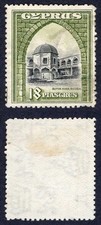 Cyprus SG142 1934 18pi used Cat 55 pounds