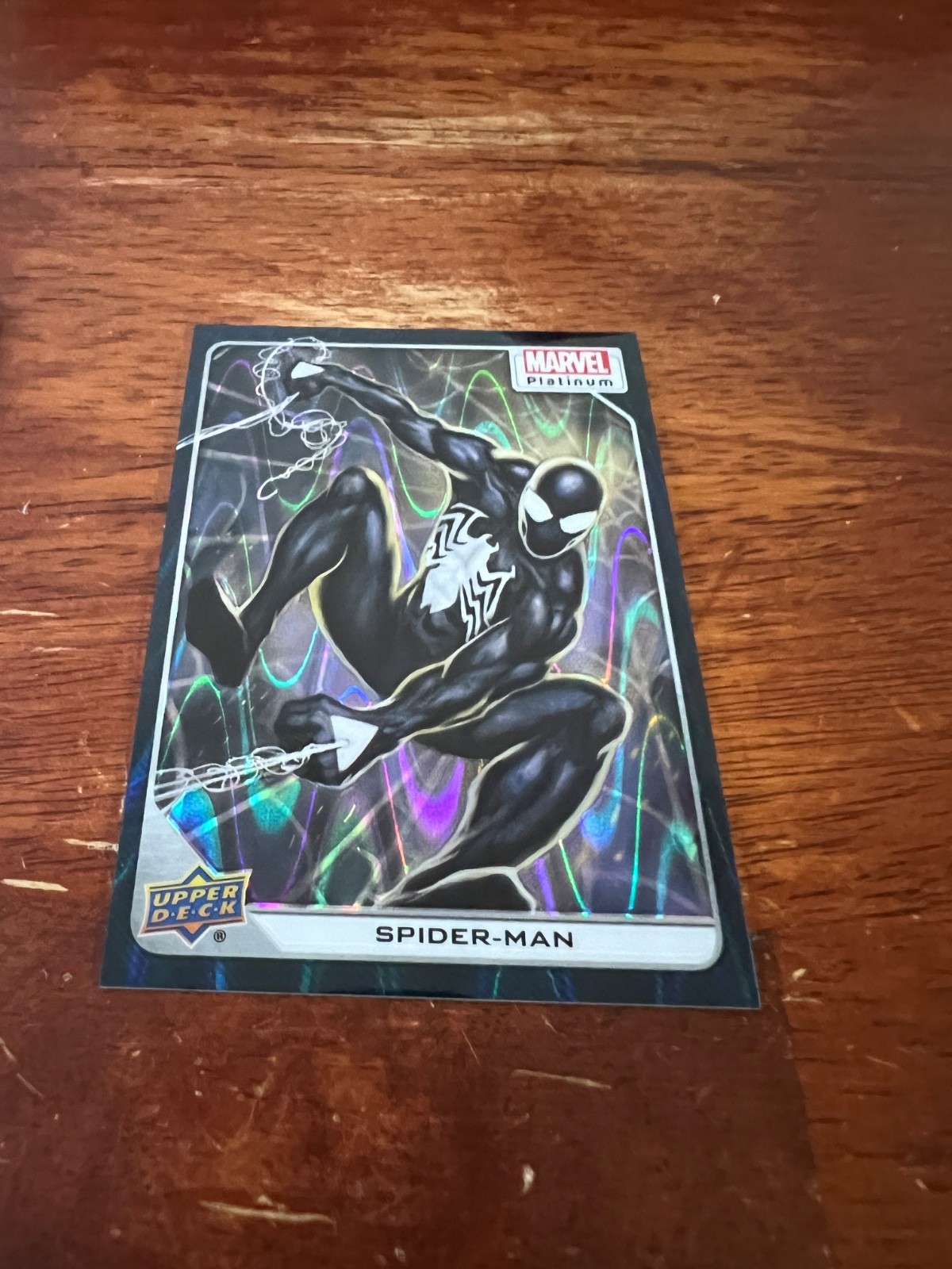 2023 UD Upper Deck Marvel Platinum #83 Spider-Man Teal Wave 789/799