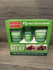O'Keeffe's Working Hands Hands Cream Set 3 Tubes 16 oz total Non-Greasy