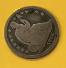 1838 US Seated Liberty Dime 90% Silver Good Condition Variety 2 Stars on Obverse — photo 6