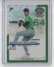 HURSTON WALDREP 2025 PANINI PROSPECT EDITION #179 GREEN PRIZM SN /75