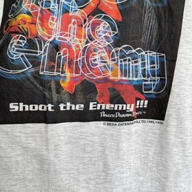 Sega Saturn Panzer Dragoon Zwei T-shirt 90s Ringer Neck New