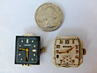 VTG. MENS 7J. GRUEN & 15J. 10AN BULOVA Wristwatch Movements, RUNNING, AS-IS — photo 1