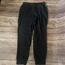 Women  s Eddie Bauer Lounge Black Jogger Pants Small SEE NOTES