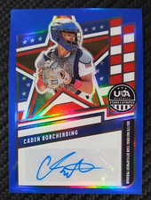 2026 Rookies & Stars Caden Borcherding Blue Prizm /49 AUTO Rookie AUBURN #NTSCB