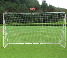 12 x 6 Portable Soccer Goal Net Steel Post Frame Backyard Football Training Set