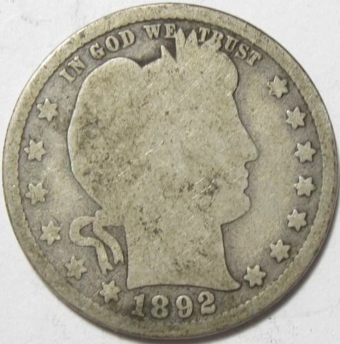 1892-S Barber Quarter - #9916-14