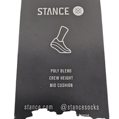 Stance Socks Mens Large Multicolor Dwyane Wade Collection Crew Mid Cushion ACW35