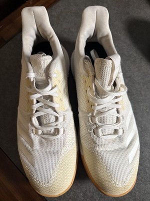 Adidas Indoor Court Shoes Men s 7.5 White Gum Sole Non-Marking EG7906