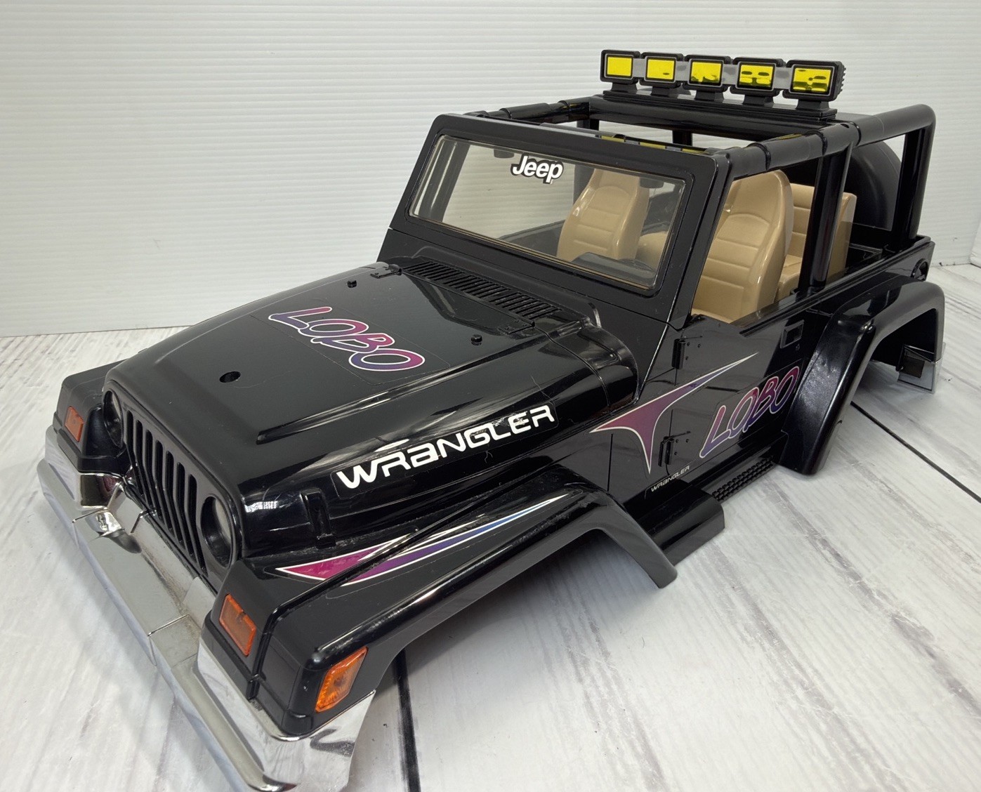 Nikko Jeep Wrangler Lobo 1:10 Scale RC Replacement Body Shell Only