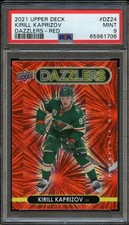 2021-22 Upper Deck Series 1 - Dazzlers Kirill Kaprizov #DZ-24 Red