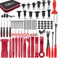 238Pcs Car Trim Removal Tool Set Hand Tools Pry Bar Panel Door Interior Clip Kit