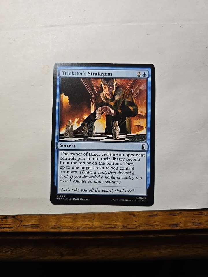 Trickster's Stratagem Marvel Super Heroes Regular C 0081 MSH MTG
