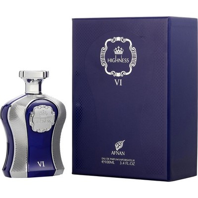 Highness VI Blue by Afnan 3.4 oz EDP Cologne for Men NIB