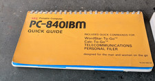 NEC Laptop PC-840IBM Quick Guide and Vintage Printer cartridges super rare