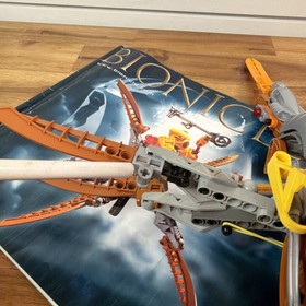 Lego 8594 Bionicle Jaller & Gukko Near Complete (2 Sub Parts)  W/ Instructions