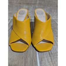 Vince Camuto Averessa Yellow Gold Leather San...