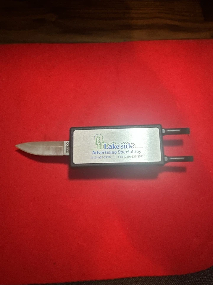 Vintage Zippo Fixit Caixa de Ferramentas de Bolso Faca e Parafuso Dri Publicidade, Muito Limpo - Imagem 4 de 4