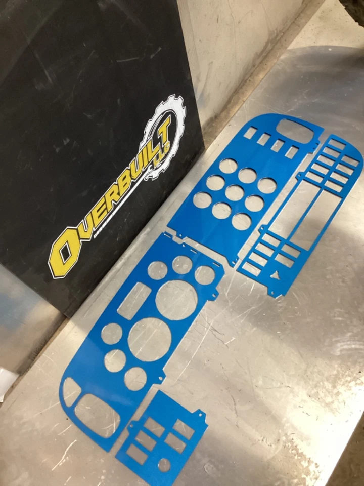 Color configurable Upper Dash Panel Gauge Set–S64-6024-300 Fits Peterbilt386/389 - Image 3 of 3