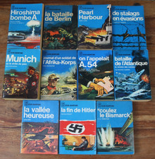 SECONDE GUERRE MONDIALE - LOT DE 11 LIVRES - J'AI LU - LEUR AVENTURE - 1963-1972