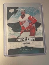 18/19 UPPER DECK ICE FILIP HRONEK ROOKIE PREMIERES 484/499 ACETATE RC SP #102 UD
