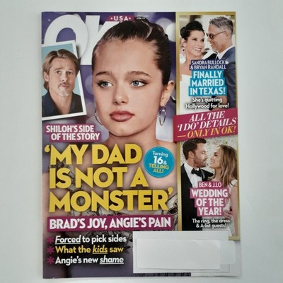 OK! Magazine April 2022 Issue 14 Brad Pitt Angelina Jolie Story USA