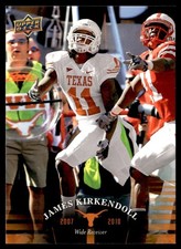 2011 Upper Deck University of Texas James Kirkendoll Texas Longhorns #79