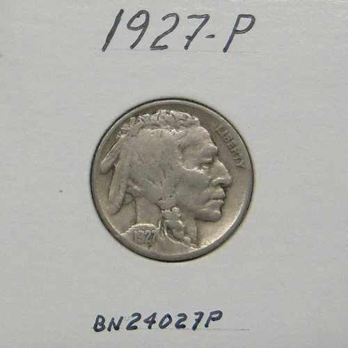 1927-P Buffalo nickel