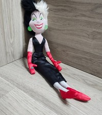 Disney Store 101 Dalmatians Cruella De Vil 22" Plush Doll Villain Toy