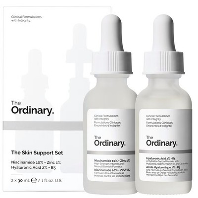 The Ordinary Skin Support Set 30 ml (2erPack) Serum Hyaluronic Acid Niacinamide