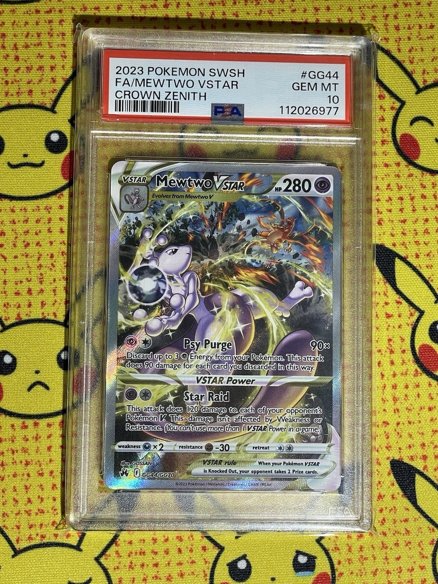 R*様 ミュウツー VSTAR #280 Pokémon Mewtwo VStar HP280 Holo Rare 031/078 Pokémon Go 2022 PF NM