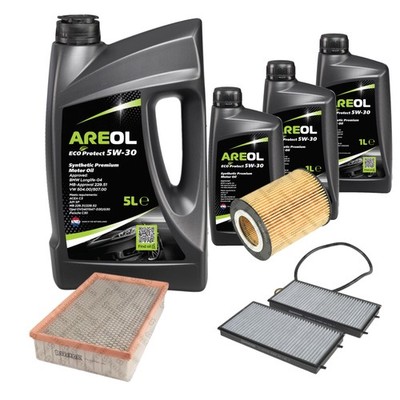 STELLOX Inspektionspaket AREOL ECO Protect 5W-30 8L für BMW 7er E65 E66 E67