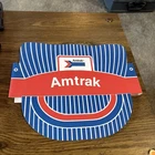 Amtrak Train Unpunched Paper Railroad Puzzle Cap Hat NEW OLD STOCK Circa 70s 80s