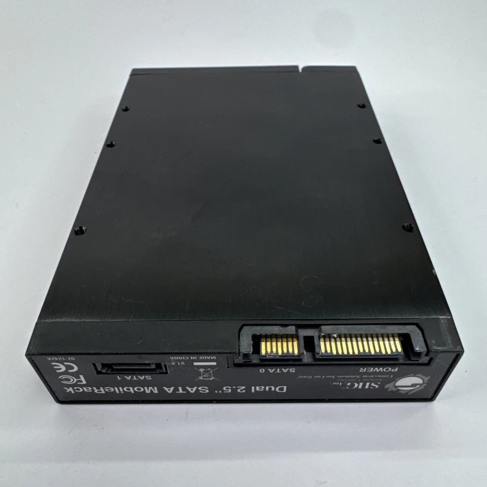 SIIG Dual 2.5” SATA MobileRack 02-1242A - Image 3 of 3