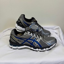 NUEVO CON ETIQUETAS ASICS Gel-Kayano 19 Para hombres 11 Azul Real Titanio Papá Tenis Zapatos Correr