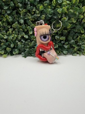 BIC LIGHTER SLEEVE/CASE/ KEYCHAIN/SMOKING ACCESSORY/UNIQUE POLYMER CLAY Gift