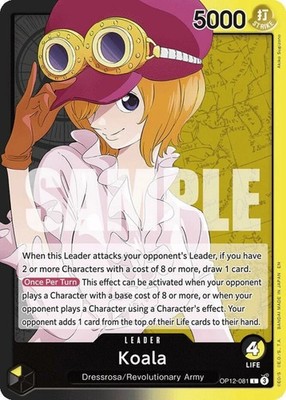 NM-Mint, English One Piece Koala (081) - OP12-081 - L Legacy of the Master (OP12