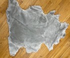 SILVER GREY SHEARLING HIDE- PELT