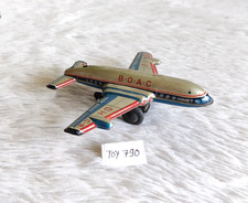 1940s Vintage Comet DH C-8 Friction Plane Tin Toy Japan Decor Kids Props TOY790