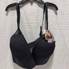 Maidenform Basic Sexy Triangle Bralette Size L New Black MBW105