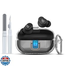  Upgrade Secure Lock for Beats Solo Buds 2024 Case Cover with Cl